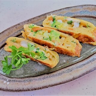 華やか花見宴での玉子焼き